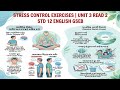 Stress Control Exercises | Unit 3 Read 2 | Std 12 English GSEB | Easy Explanation in Gujarati