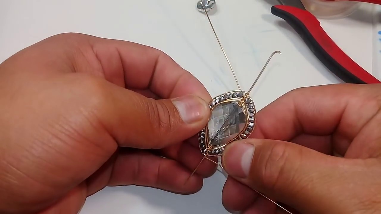 Arete de gota plana y octagones en alambrismo facil y rapido