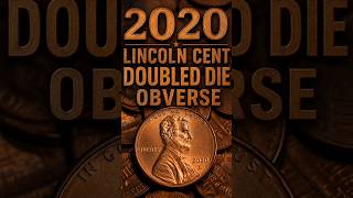 2020 Philadelphia lincoln cent double die obverse #coin #coincollecting #coinrollhunting #coins