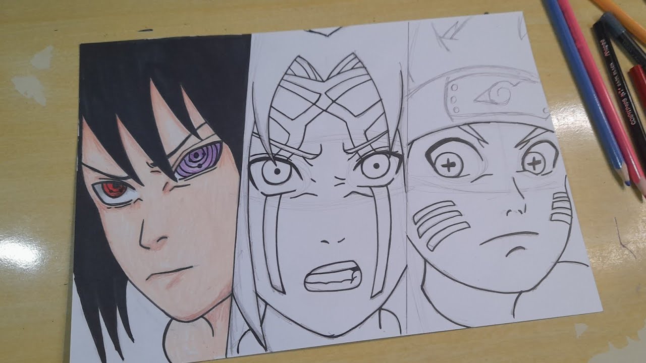 X 上的 Desenha.Anime：「Quer aprender a desenhar o Time 7? Naruto