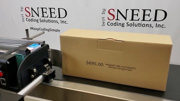 Meenjet M6 Automatic Printer Case Coding Corrugate Boxes - JW11 Ink