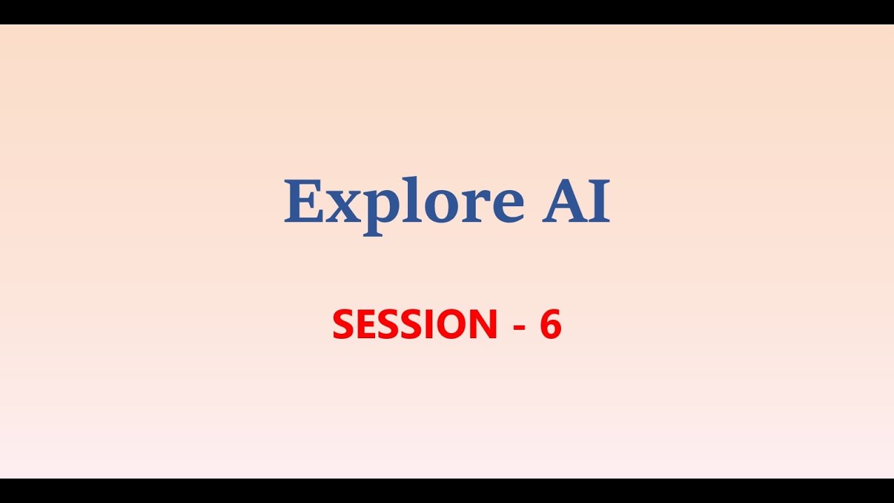 SESSION - 6 - YouTube