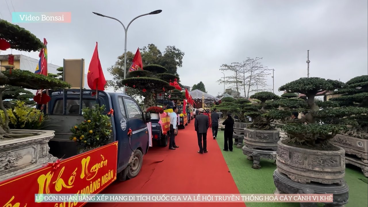 LỄ ĐÓN NHẬN BẰNG XẾP HẠNG DI TÍCH QUỐC GIA VÀ LỄ HỘI TRUYỀN THỐNG HOA CÂY CẢNH VỊ KHÊ