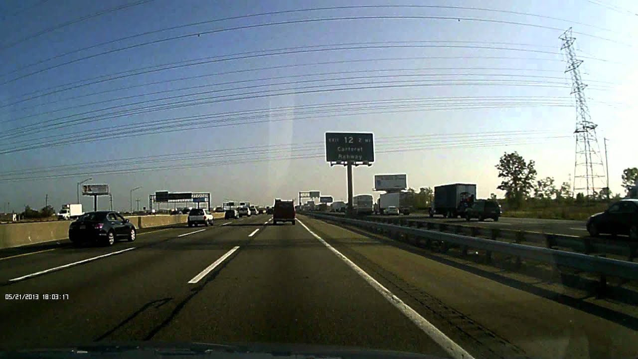 Dash Cam New Jersey Turnpike YouTube