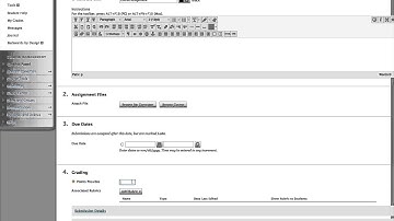 Assignment Tool in Blackboard