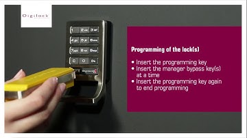 How to program a Digilock 4G Keypad Lock
