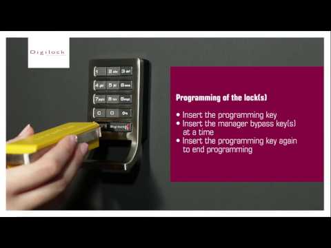 How to program a Digilock 4G Keypad Lock