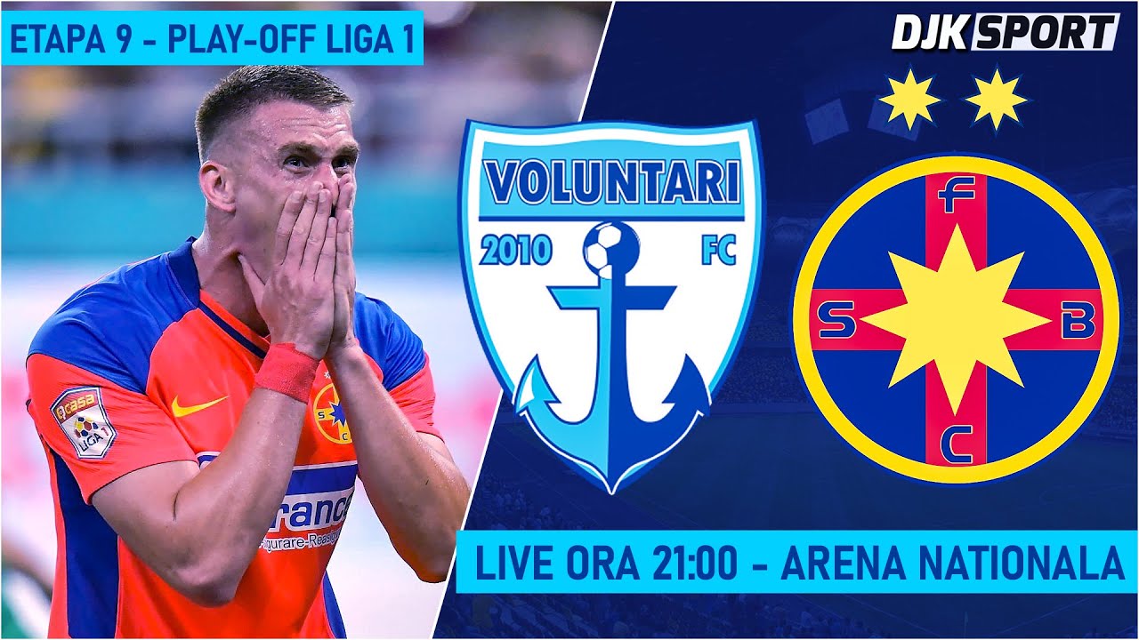 🔴 LIVE VOLUNTARI VS FCSB - PLAY-OFF LIGA 1 ROMANIA - LIVE FCSB - YouTube