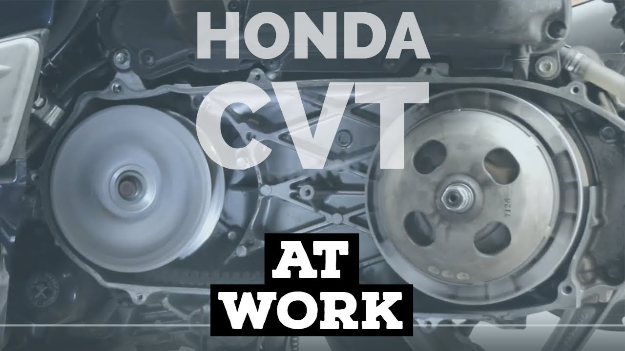 honda VARIOMATIC - CVT at WORK - HONDA sh300i / FMPguides - YouTube