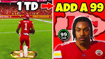Score A Touchdown = Add A 99 Overall To The Chiefs