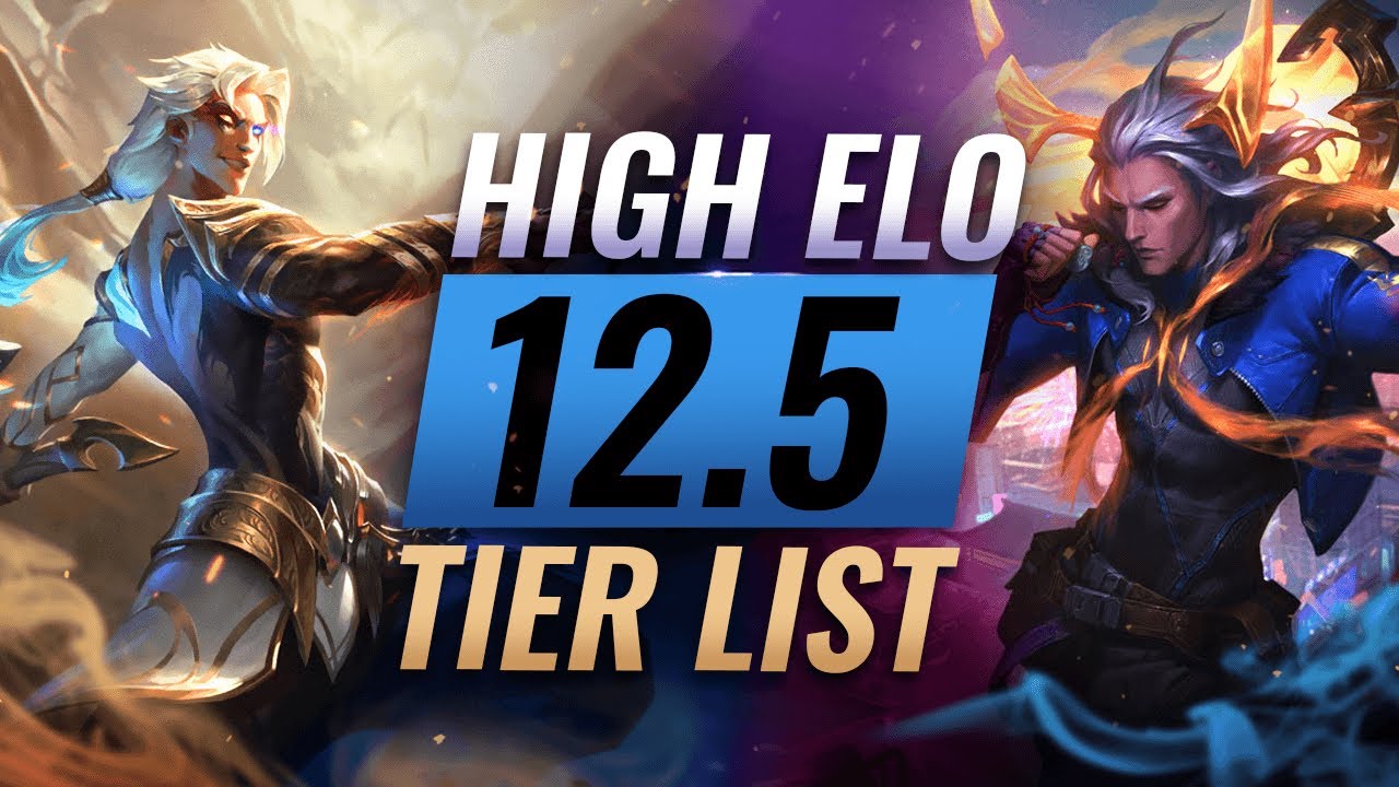 Mobalytics - 11.8 Tier List + High Elo Tier List - The