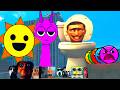 Giant Vineria Sprunki &amp; Skibidi Toilet vs Lobotomy Geometry Dash Emoji NEXTBOTS in Garry's Mod!