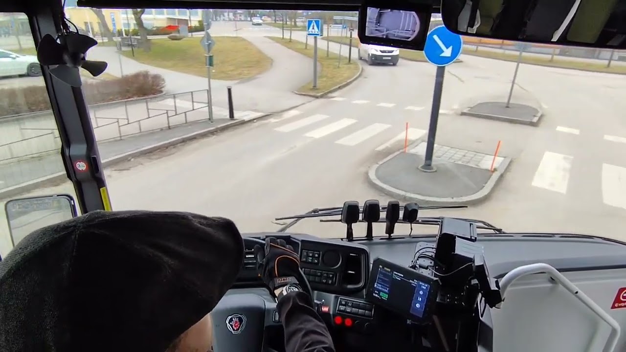 Bus Driving POV | Route 144 Ljungby - Vislanda Via Ryssby | Scania InterLink