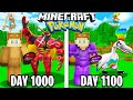 I Survived 1100 Days in Minecraft POKEMON!