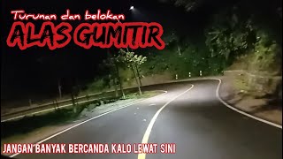 Menembus hening malam ALAS GUMITIR bareng istri pakai motor Aerox 155