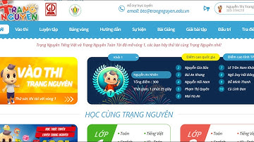TRẠNG NGUYÊN TOÀN TÀI LỚP 4 VÒNG 1 NĂM HỌC 2021 - 2022