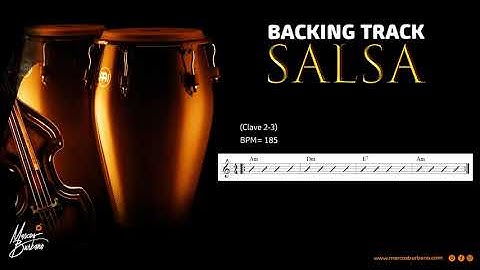 #5  SALSA BACKING TRACK ( Am | Dm | E7 | Am ) - Pista de Salsa para practicar improvisación