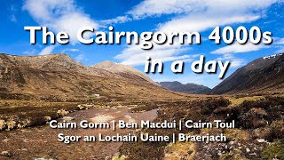 The Cairngorms 4000s round - 37km, 5 Munros & 2,413m of ascent in less than 12 hours!