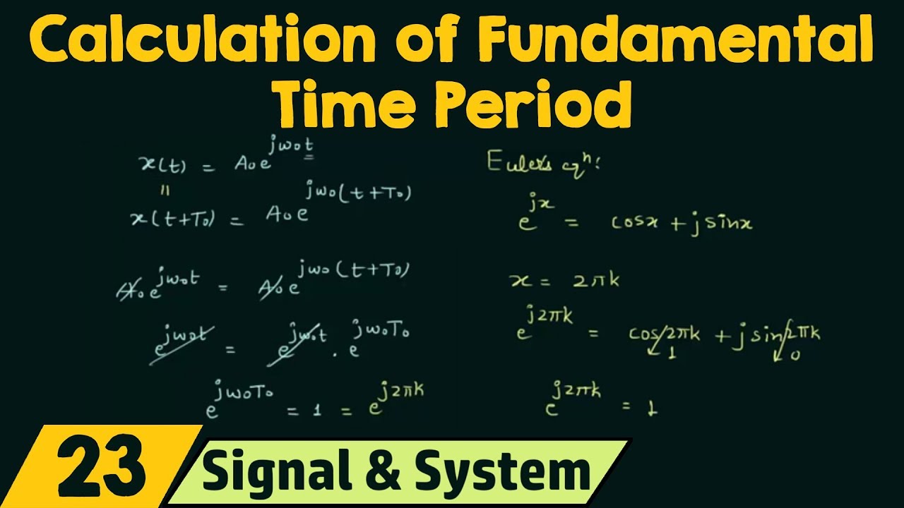 Calculation Of Fundamental Period Youtube