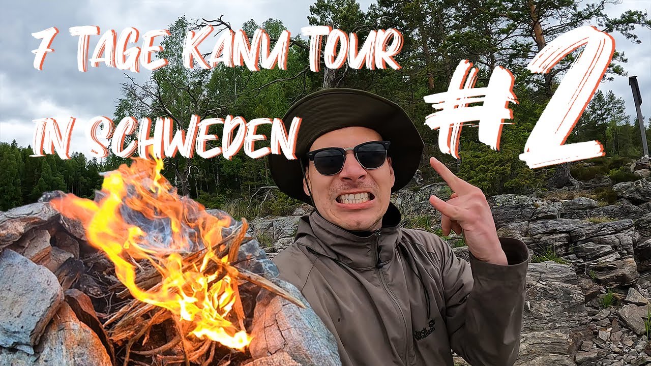 7 Tage KANU TOUR in SCHWEDEN #2  BIWAK ein STURM zieht auf und WELLEN BRECHEN