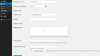 Updating Your Profile in WordPress