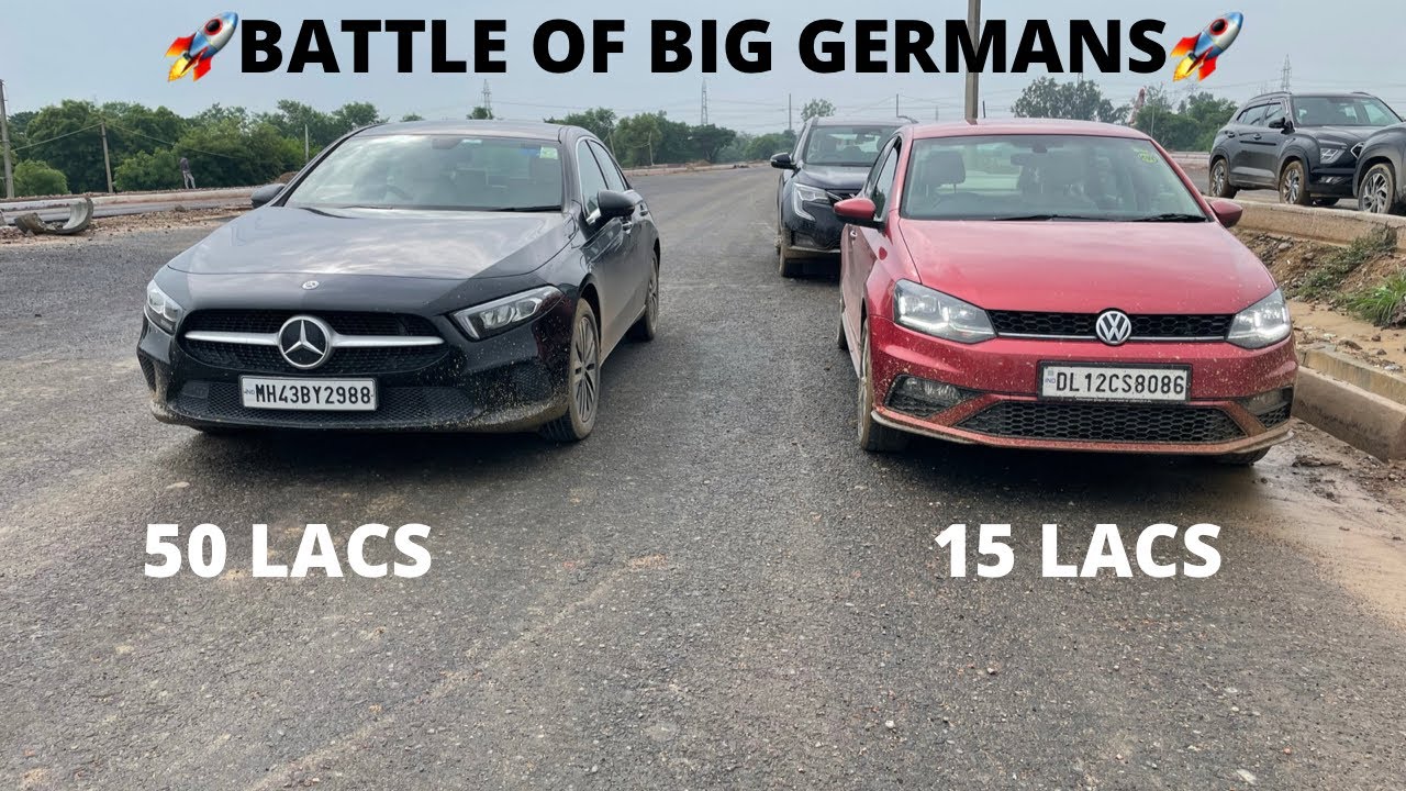 DRAG RACE: MERC A200 LIMO vs VW VENTO TSI