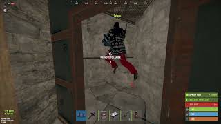 Rust - This Guy Can Not Crouch Jump