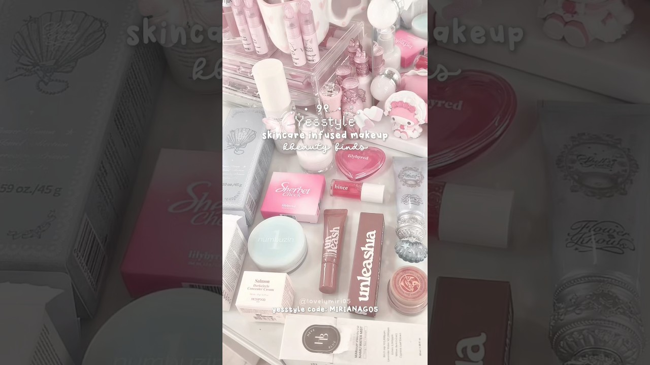 Покупки косметики с компонентами для ухода за кожей от @yesstyle🎀🫧 