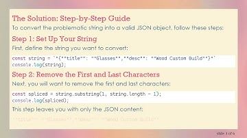 How to Strip Quotes with JavaScript to Convert Strings into JSON Objects