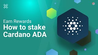 Cardano Staking (How to stake ADA)