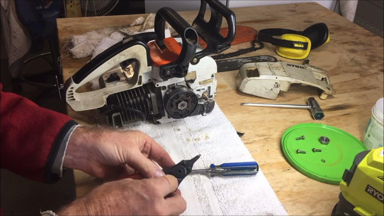 Chainsaw Cutter Bar Oiler Not Working Stihl 009L YouTube