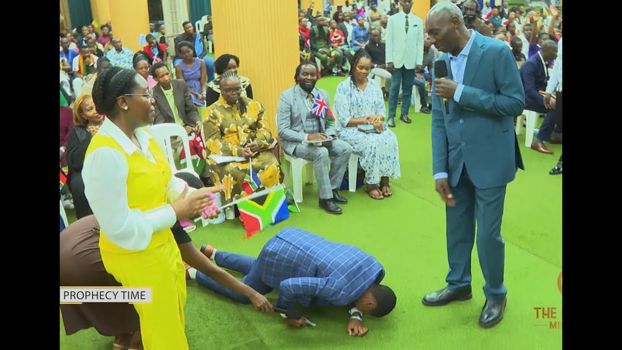 WHY WOULD THIS GENTLEMAN FALL BEFORE PROPHET'S FEET?