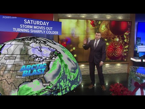 Weather impacting Christmas travel - YouTube
