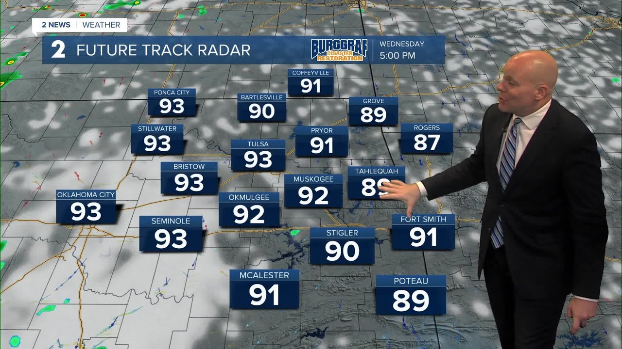 Rain from Beryl gradually moves out through Tuesday morning - YouTube
