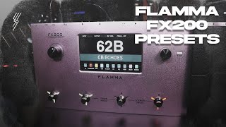 Presets Pedaleira Flamma FX200