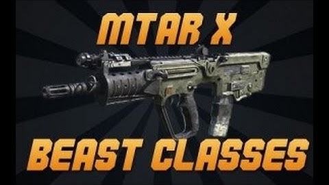 Call of Duty: Ghosts Beast Class Setups #1 MTAR-X (Call of Duty Ghosts Gameplay)