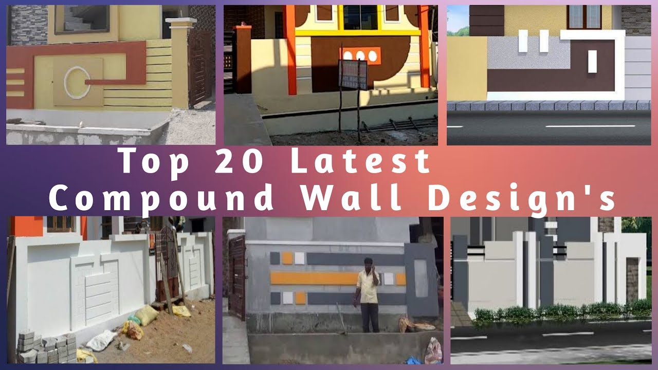 Top 20 Latest Compound Wall Design's Village Construction