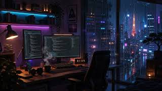 1 AM Coding Session 🌧️ Deep Focus Lofi Hip Hop Mix [beats to code / study / relax]