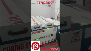 30x40 Spot UV Screen Printing Machine and UV Dryer running Bawana