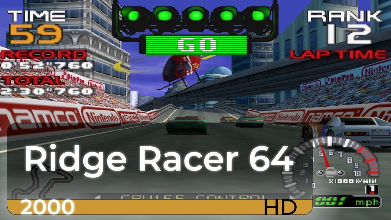 Ridge Racer 64 [1080p60] | Час игры - YouTube