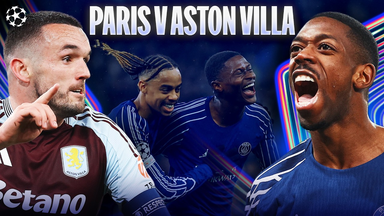 CLASSIC Paris vs Aston Villa Champions League Goals