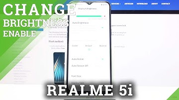 How to Enable/Disable Adaptive Brightness in Realme 5i – Manage Automatic Screen Brightness