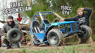 Full Suspension 150cc Go Kart Revival + Rip | $500 Disaster, Wheel Falls Off!!