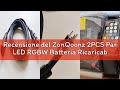 Recensione del ZonQoonz 2PCS Par LED RGBW Batteria Ricaricabile, 12 LED Luci da Palco con Funzione d