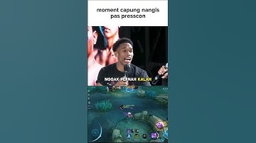 moment capung nangis