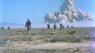 Atomic Bomb With Troop Exercises In Hd