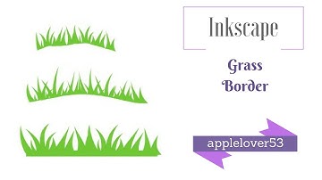 Inkscape Grass Border
