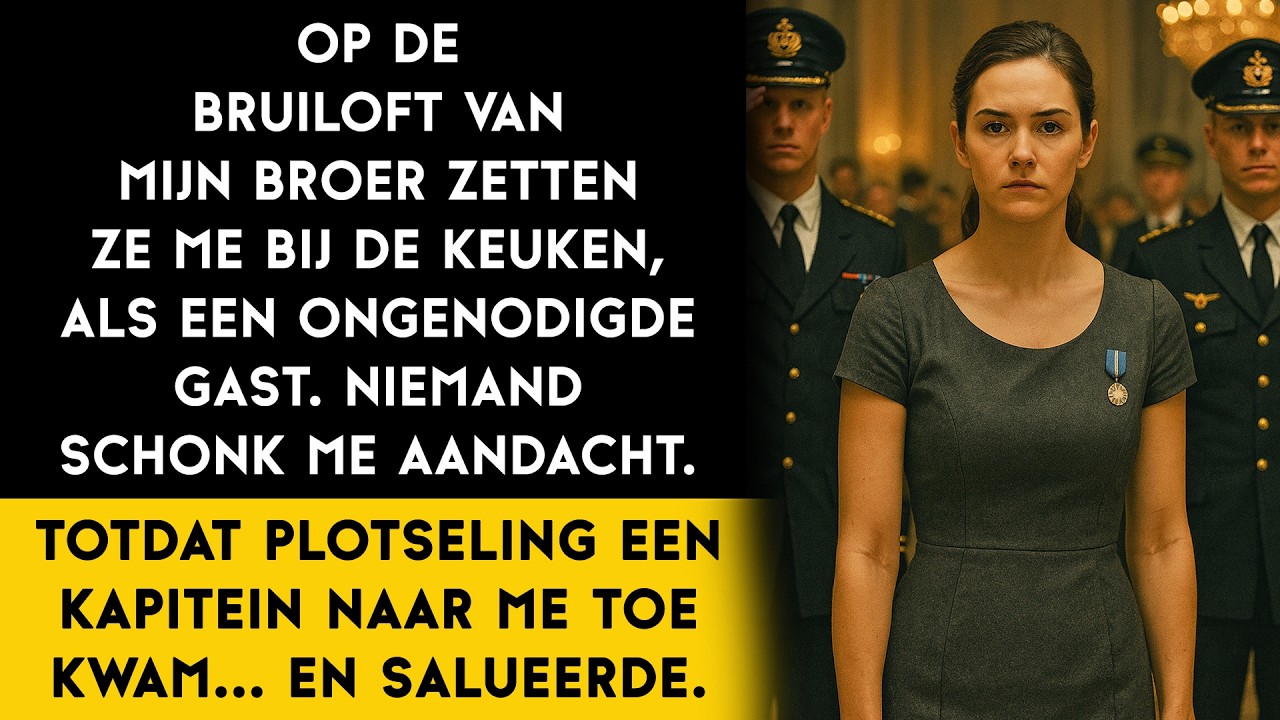 Mijn ouders dachten dat ik gewoon een cadet was...totdat mijn naam door de hele zaal werd omgeroepen