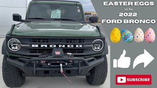 2022 Ford Bronco Easter Eggs