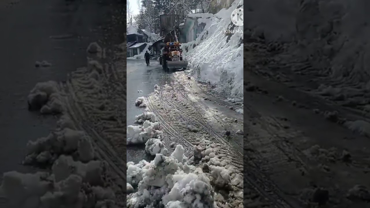 Heavy snow fall on shangla top 